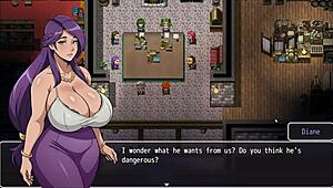 in lost lagoon harem hentai game ep 1, a cute naked fairy gets stuck in the prison key hole