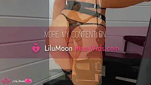Lilu Moon Fingers Hot Pussy With Vibrator In Shower To Crazy Orgasms