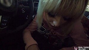 Real Teens - Short Haired Blonde Fucked on First Shoot