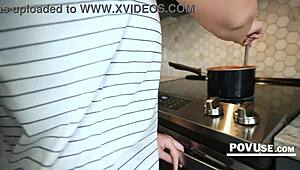 Step Mom Alexa Payne Free Used in Kitchen POV!