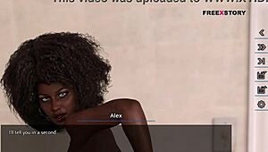 Dreams of desire - latisha gives blowjob to alex while studying in 3d porn game