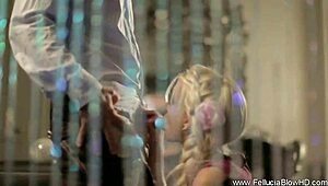 Blowjob Fantasy with Cute German Blonde in Secret Spot