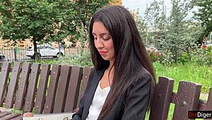 i can’t believe it, a naive business woman got drilled hard at casting for cash. bent over and used!