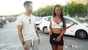 natali quinn flashing and banging in public around madrid, hell yeah!