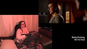 Naked Brunette Feels Fetish Emotions With Big Tits