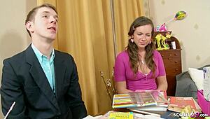 I swear, cute virgin got tricked into first hardcore sex by classmate