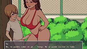 Hentai Game: Discovered Spying At The Pool In Countryside Life Part 11