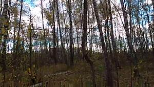 Caught Jerking Off in Forest by Cute Teen Nata Sweet