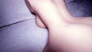 massive cock slams deep into belly bulge slut! huge tits bounce hard with every thrust!