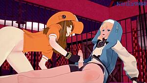 May And Bridget Have Intense Sex And Anal In Guilty Gear Strive Hentai 😈
