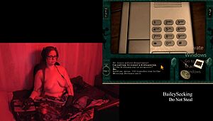 naked bbw with big natural tits in final scene playthrough