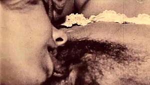 hey, lucky old man, how'd you score this vintage threesome porn?