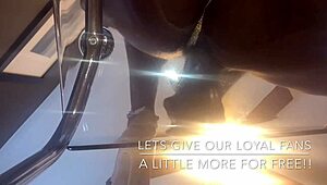 She took a big black dildo rough in her holes