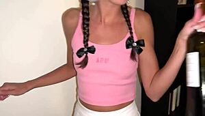 damn, her cuckold never saw two guys coming from the party!