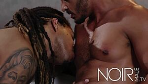 stepsister's boyfriend turns gay and fucks me with his big black cock