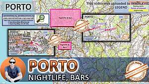 Porto Portugal street map guides to raw brothel sex