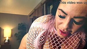 Fat BBW MILF Teases with Dildo Fucking Her Ass Solo