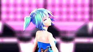 In this anime hentai, Hatsune Miku engages in explicit scenes