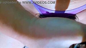 Playing with my pussy in the college bathroom