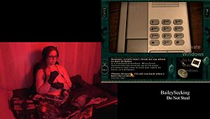 naked bbw with big natural tits in final scene playthrough