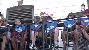 Helena Price Flashes Upskirt Pussy Wild in Public