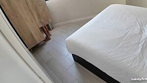 i discover my slutty stepsister's wet panties and can't resist her big tits for a creampie