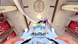 Albedo in free pov from overlord fantasy