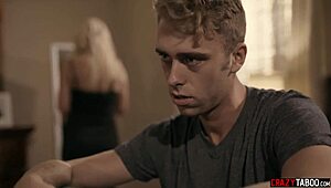 Cheating wife India Summer exploited by stepson