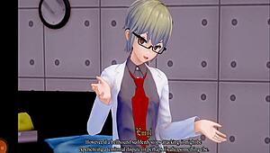 Oh wow, meet the hellhound girl with huge tits in this hentai champion realm!