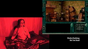 naked bbw with big natural tits in final scene playthrough