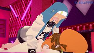 May And Bridget Have Intense Sex And Anal In Guilty Gear Strive Hentai 😈