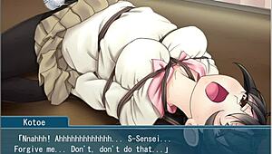 Teacher punish me in this anime hentai lesson!