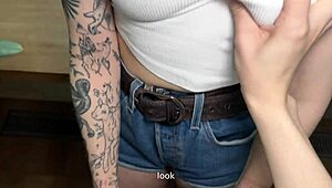 the wife chats with husband on phone while getting bent over for cheating