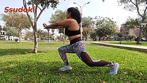 she said exercise and we fucked at home