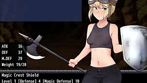 Blonde Girl Boldly Enters Monster-Filled Cave For Lost Treasures In Hentai!