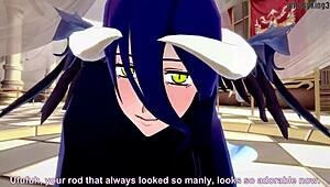 Albedo in free pov from overlord fantasy