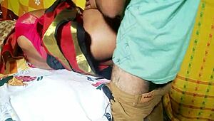 Indian Married Couple Explores Wild Fun on Their First Wedding Night