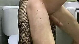 Fucked My Husband Hard in Toilet and Licked His Dirty Ass