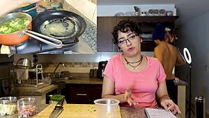 Quick Pasta Then Henry and Veronika's Steamy Blowjob