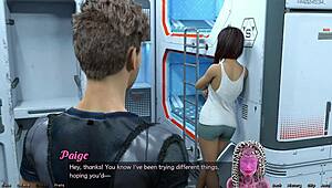 In space, planning threesome with neighbor