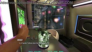 hot babe dances before i fuck her in game