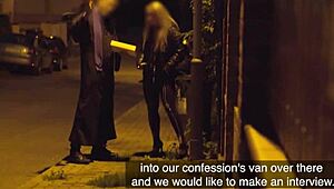 Is a horny blonde milf getting creampied by a preacher before her halloween party?