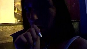 after the show kelly got paid with cock. oral sex at home followed!