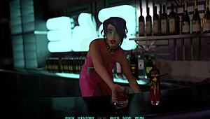 hot babe dances before i fuck her in game