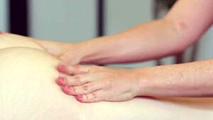 Wow, two horny blondes massage petite teen 18+ in lesbian hardcore action!