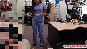 hey, watch me bang this patient with glasses in secret