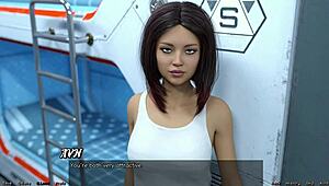 In space, planning threesome with neighbor