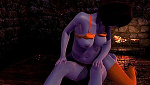 velma cosplay fuck in 3d cartoon hentai game 😏🎮