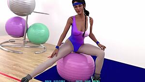 OMG, Busty Gym Girl in Name88s Triangle 13 Knows I Crave Her Curvy Ass!