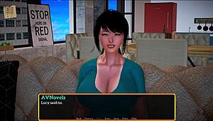 I explore my new stepfamily in this game